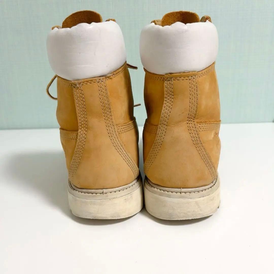 希少モデル✨ティンバーランド ホワイトソール イエロー ブーツ 27.5cm
