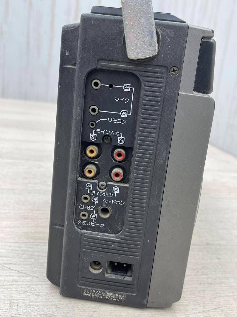 昭和レトロ ナショナル ラジカセ RQ-4050 動作難有り FM/AM - メルカリ