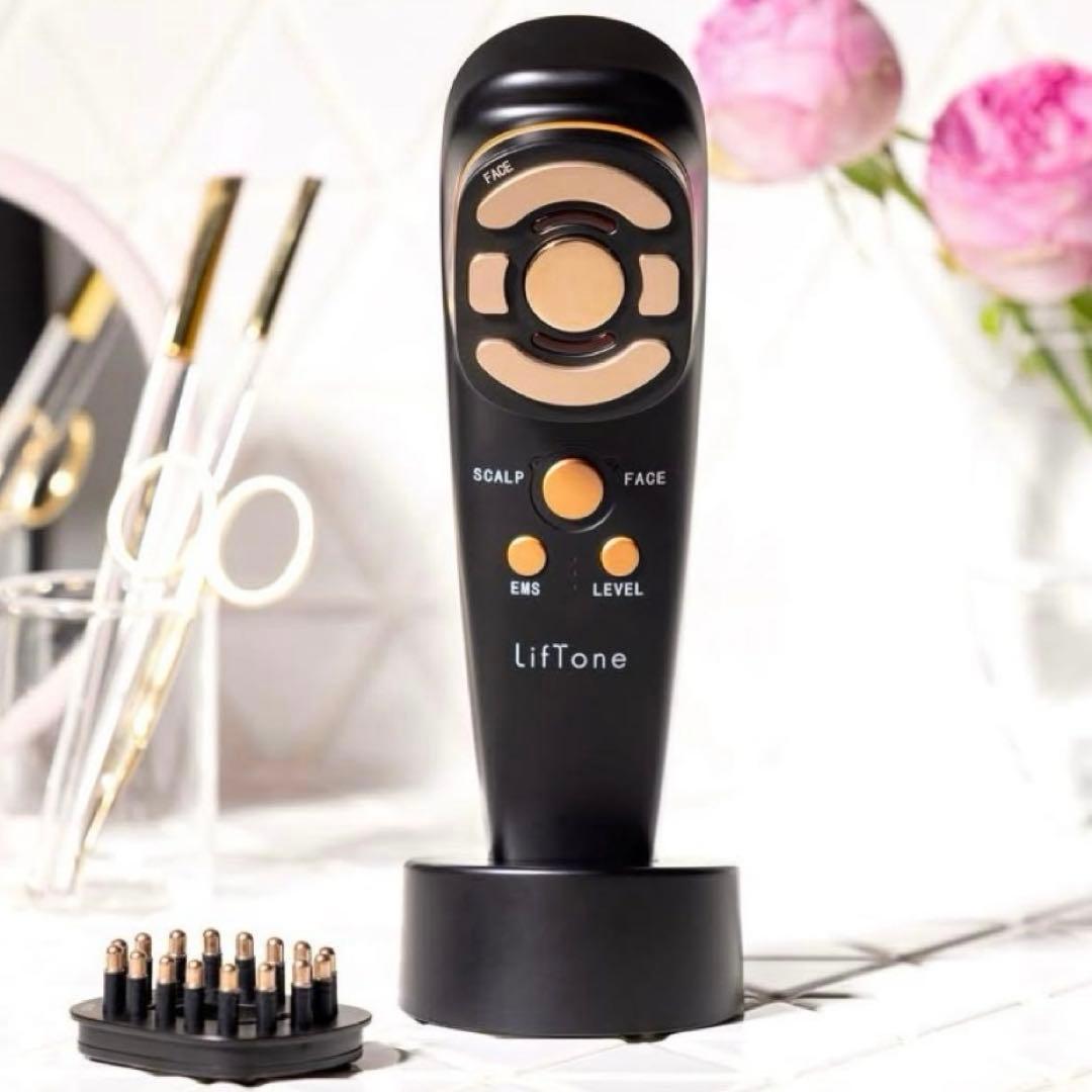 LifTone Premium リフトーン プレミアム 【ブラック】 Amazon.co.jp: LifTone Premium (ブラック) リフトーン 1台で顔・頭皮