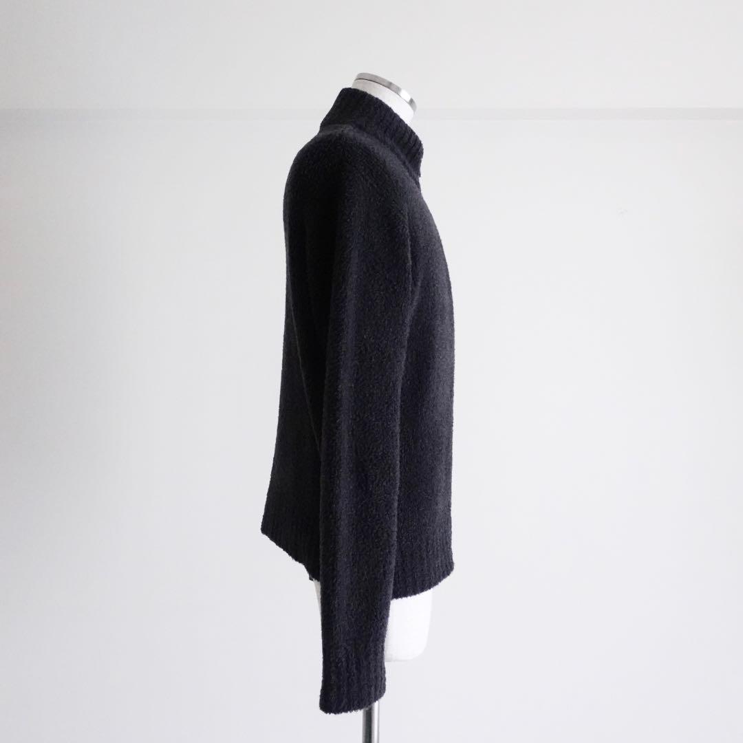 極美品】Paul Smith ウールナイロンパイル ドライバーズニット グレー