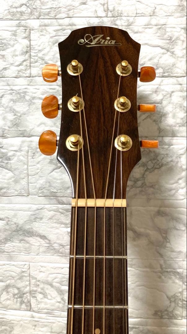 オール単板 良品】Aria アコースティックギター ADF-CST - メルカリ