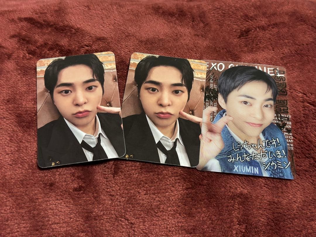 EXO シウミン トレカ 3枚セット 公式 K-POP - メルカリ