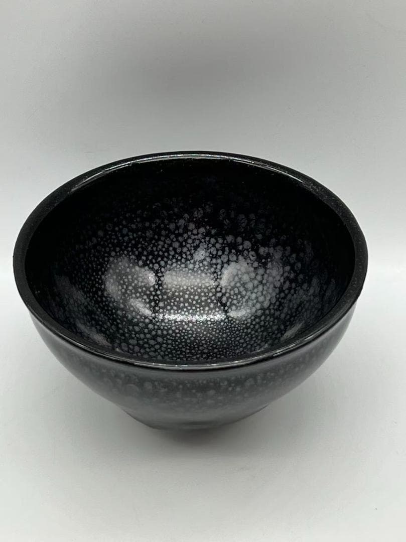 宋時代　油滴天目茶碗 建窯茶盞 唐物 古賞物茶道具　茶杯 盃 煎茶碗(A-89) 宋時代 油滴天目茶碗 建窯茶盞 唐物 古賞物茶道具