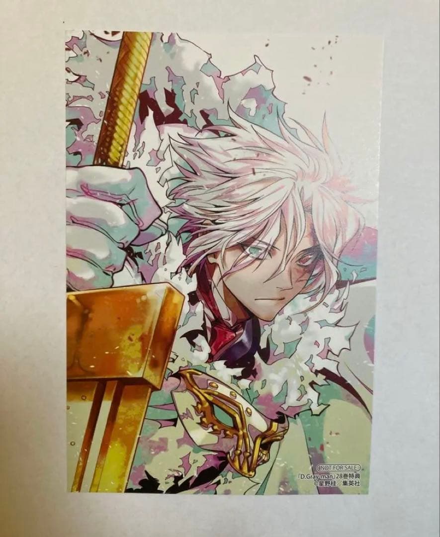 D.Gray-man Dグレ 28巻 購入特典 イラストカード アレン - メルカリ