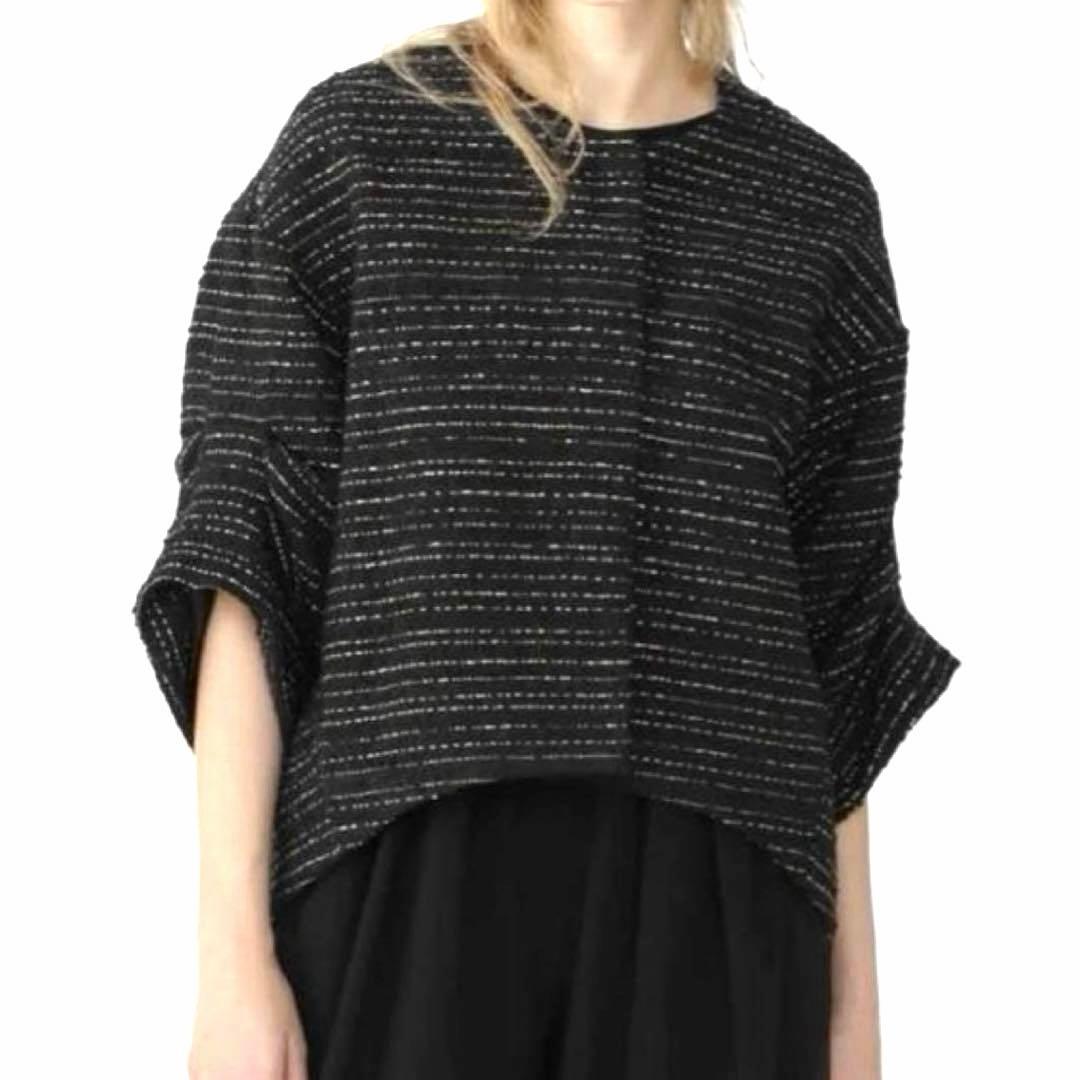 Aga GIOLICA ノーカラーツイードジャケット YAMADAYA - メルカリ