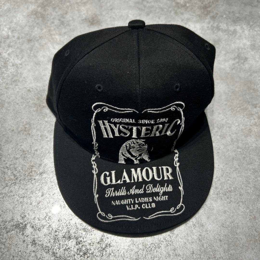 ラ*ザ様 HYSTERIC GLAMOUR ブラックキャップ - メルカリ