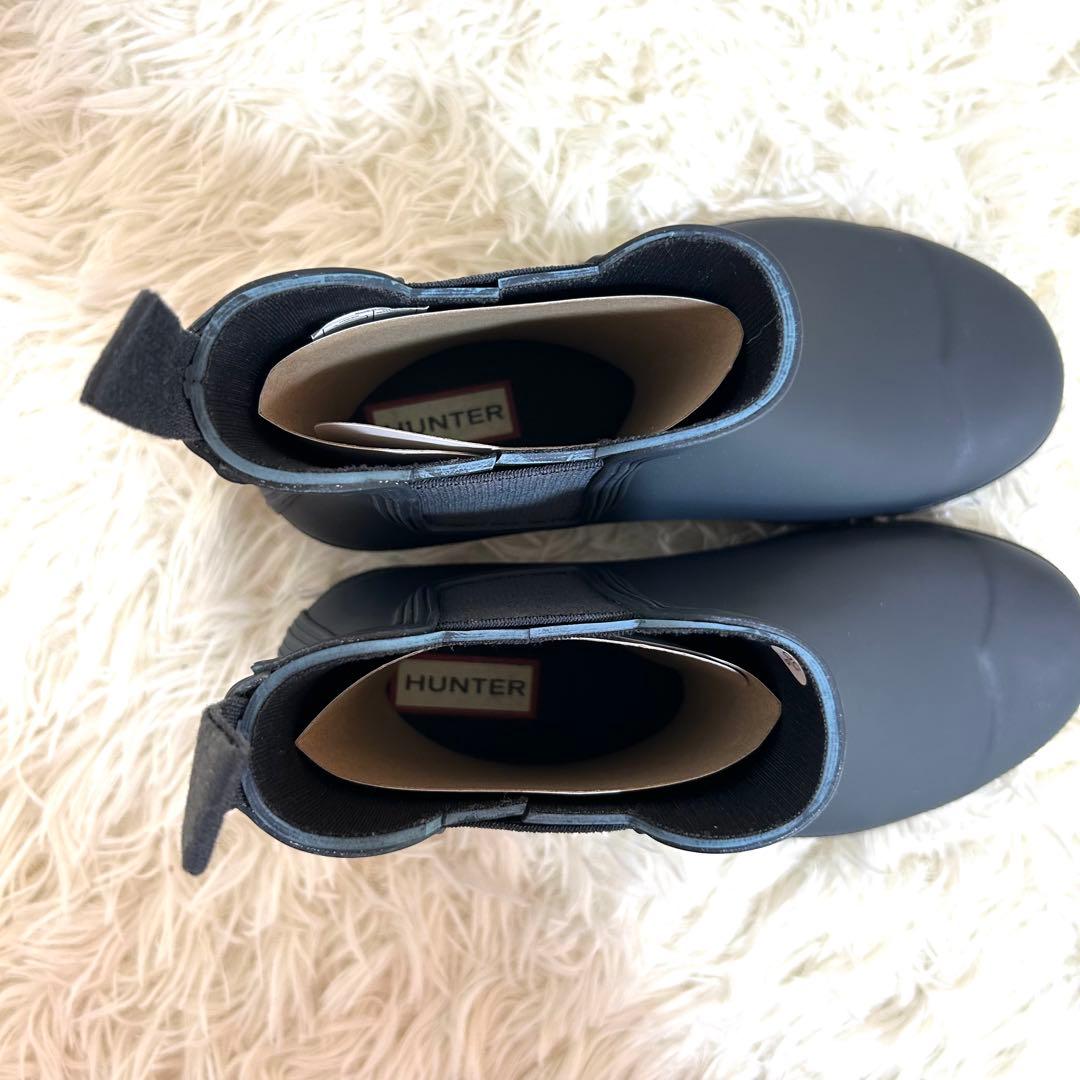 未使用】HUNTER ハンター サイドゴア チェルシー レインブーツ