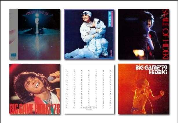 セール新品 西城秀樹 50周年記念 紙ジャケット復刻第四弾 CD6タイトル