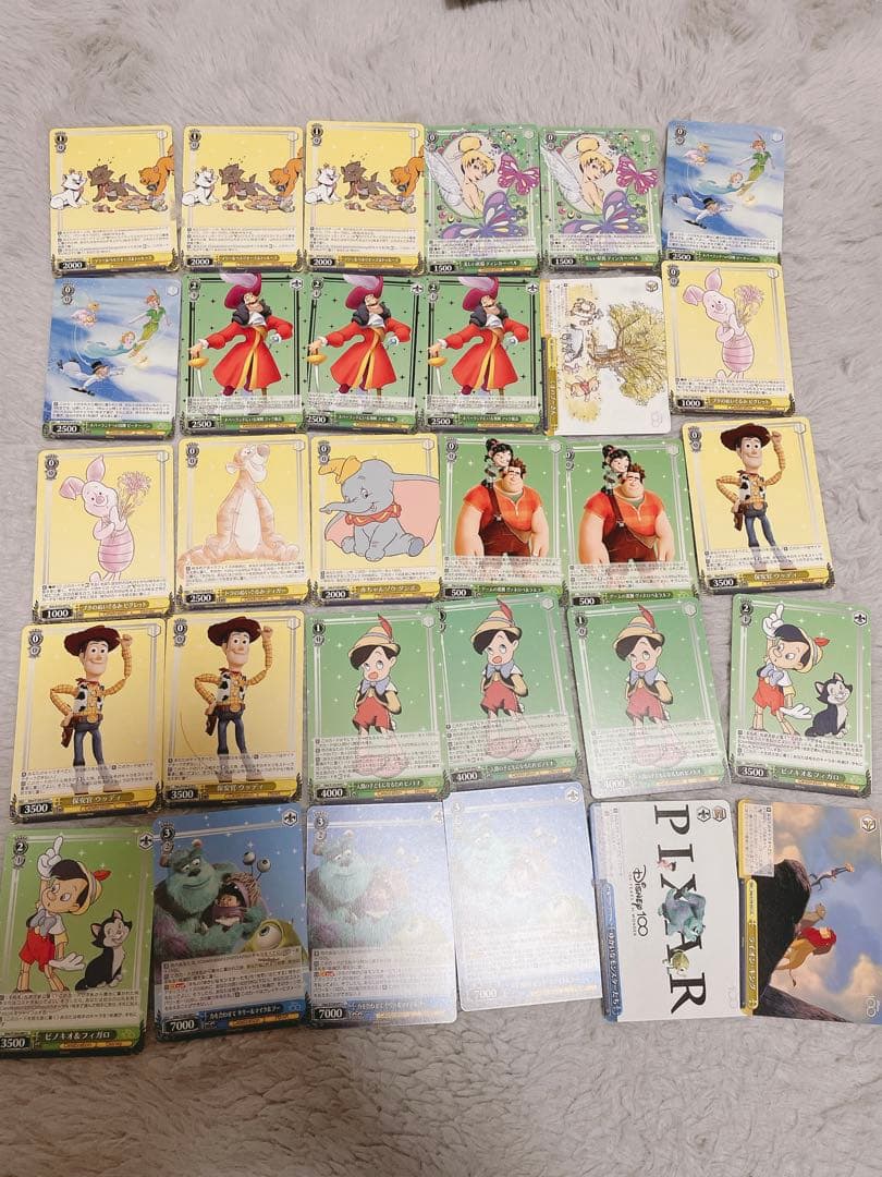 ディズニー ヴァイスシュヴァルツ 100 周年 まとめ売り140枚ラメ入り