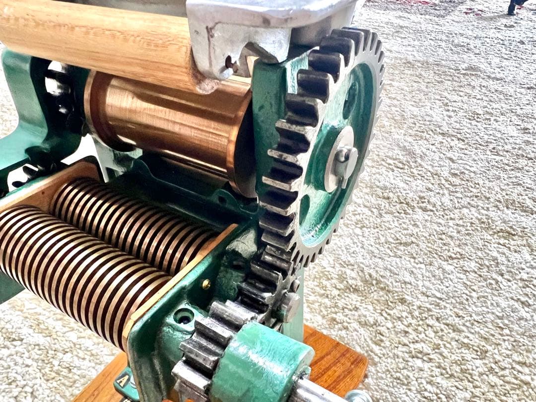 小野式製麺機｜レストア品｜ 2.0mm刃｜動作良好｜食品機械用フード