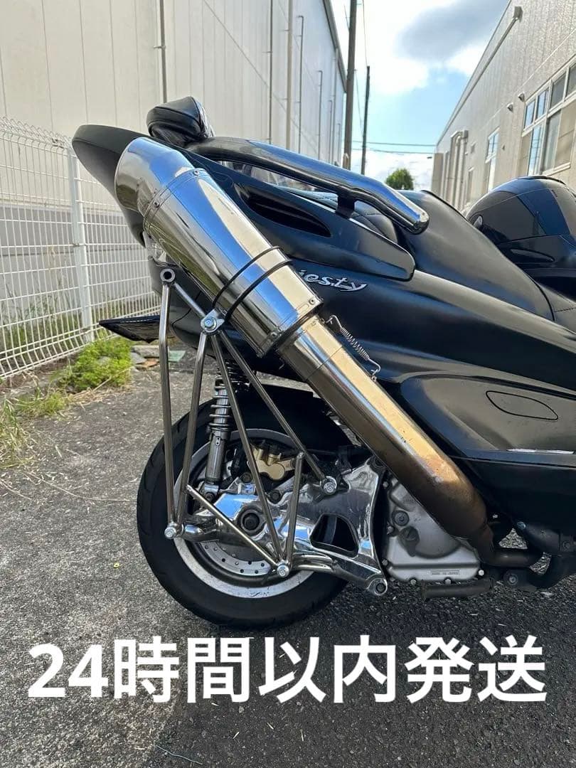 sg03j マジェスティc カチ上げマフラー フルエキゾースト - メルカリ