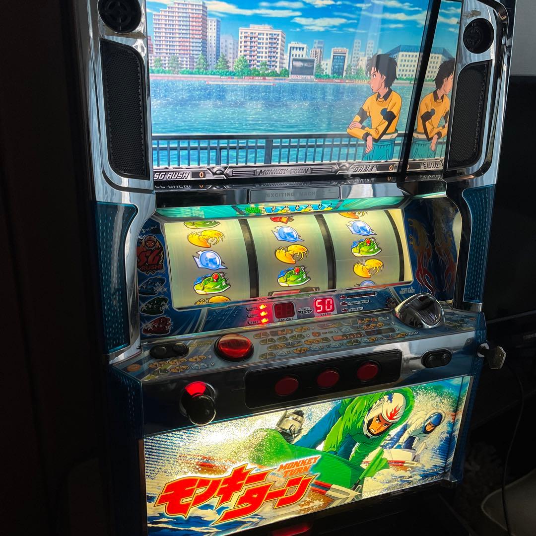 神台】初代モンキーターン パチスロ実機 - メルカリ