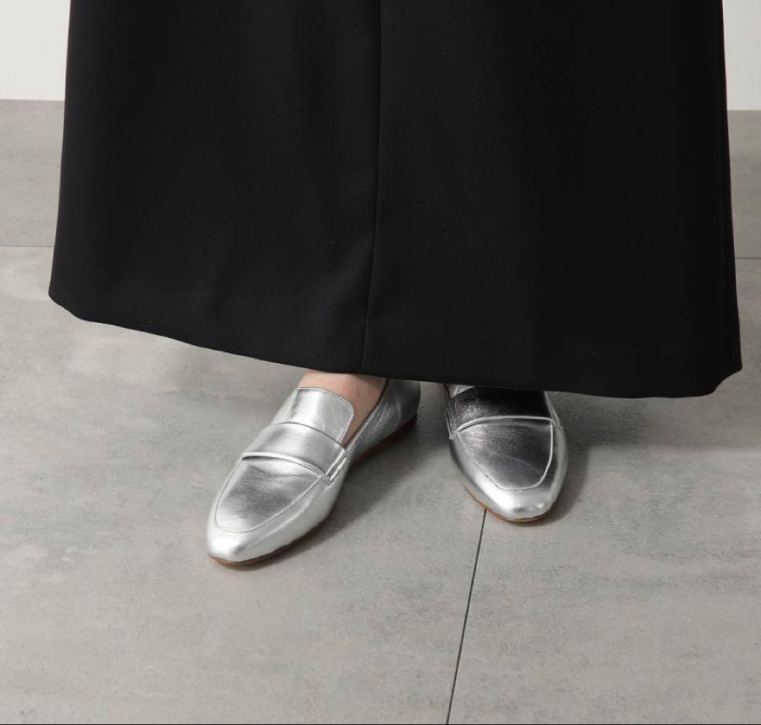 ファビオルスコー二 レザーフラットシューズ ローファー 36