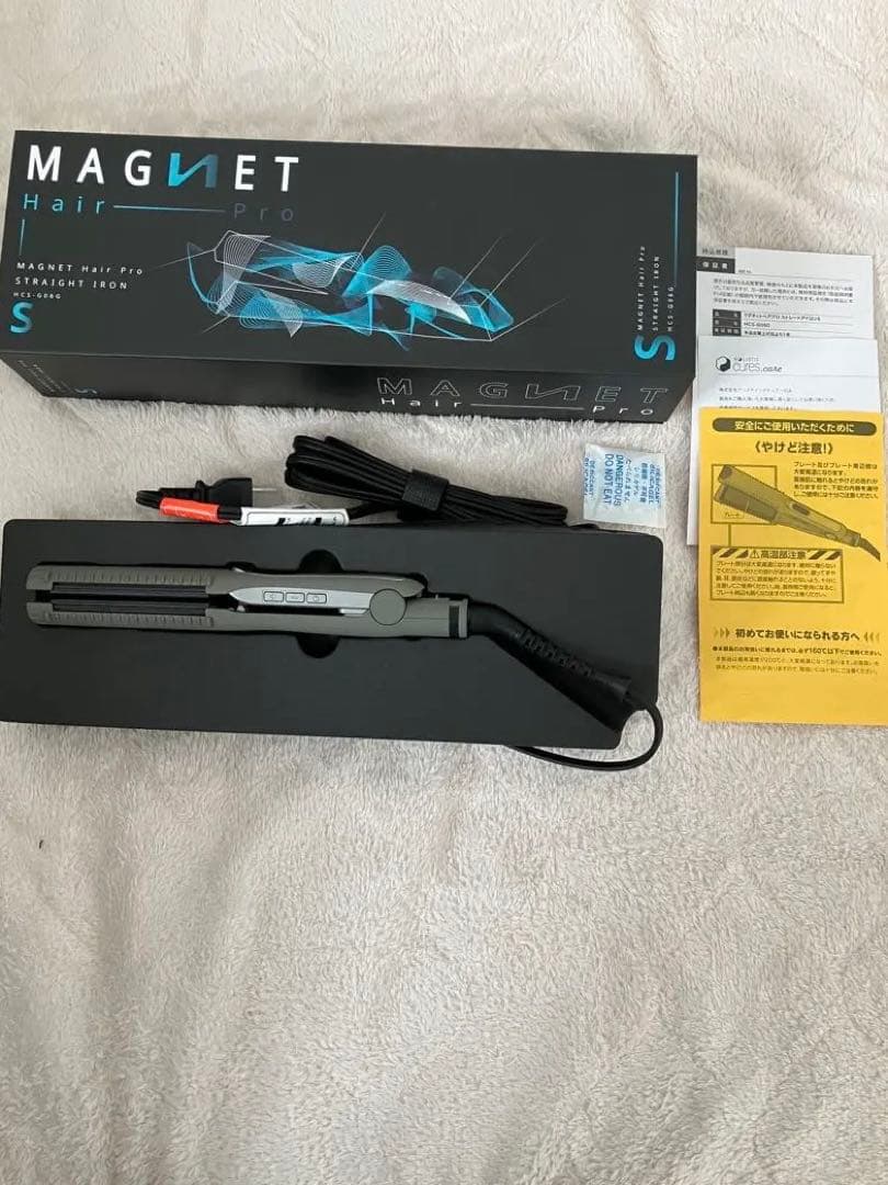 クレイツマグネットヘアプロストレートアイロンS(グレー) ストレートアイロンS MAGNETHairPro マグネットヘアプロ グレー HCS