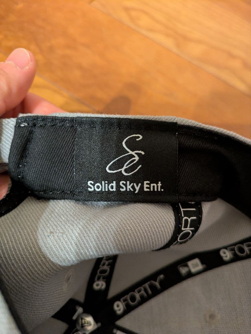 Solid Sky Ent. 9FORTY グレーキャップNEW ERA【希少】