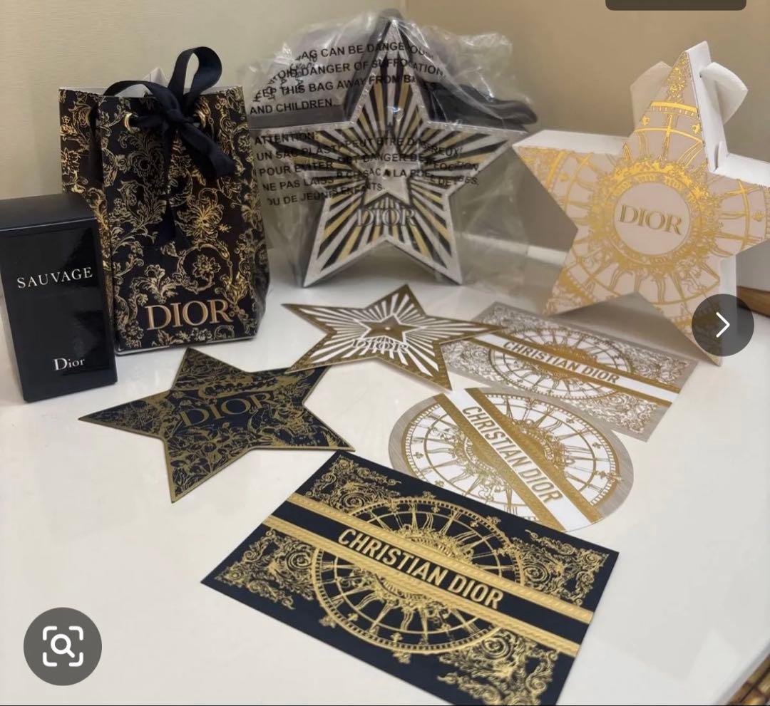 ディオール 歴代のクリスマスオーナメント　香水　ソヴァージュ2種　ジャドール ディオール 歴代のクリスマスオーナメント 香水 ソヴァージュ2種
