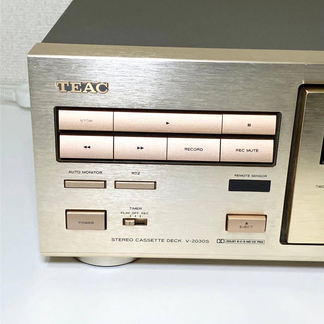 良品 TEAC ステレオカセットデッキ V-2030S - メルカリ