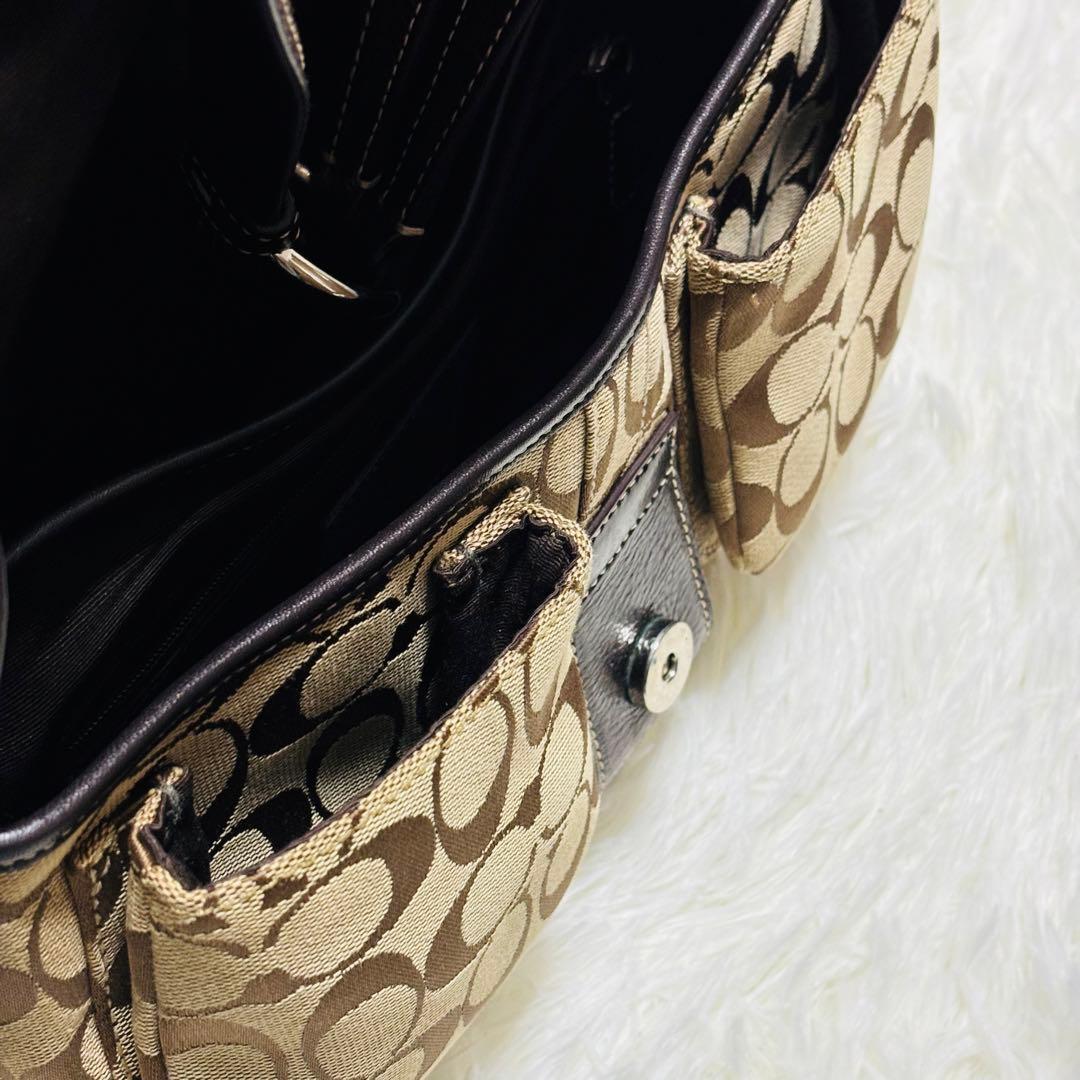 極美品】コーチ ワンショルダーバッグ ソーホー シグネチャー y2k 6314