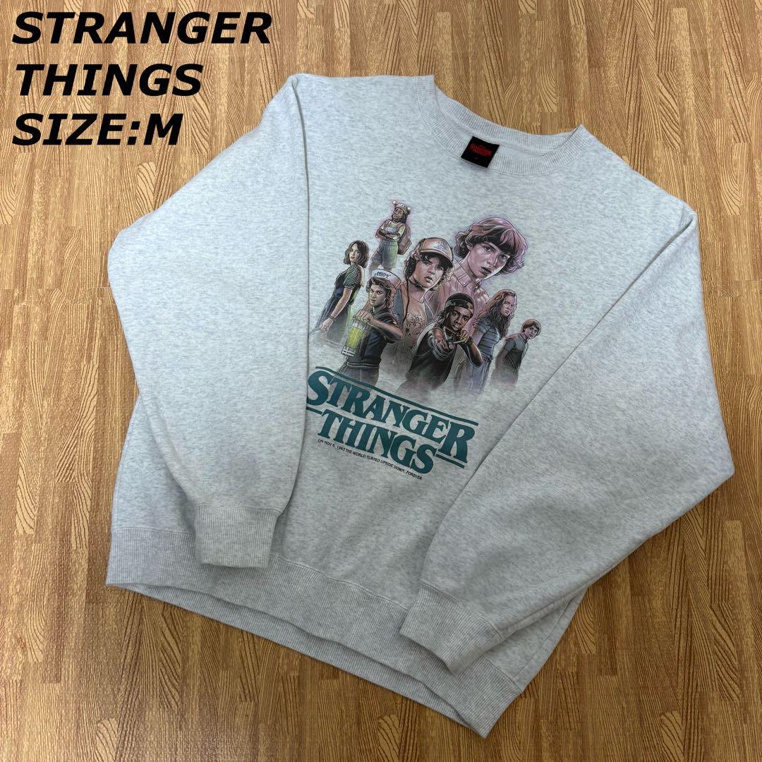 ストレンジャーシングス コラボ スウェット トレーナー サイズM グレー