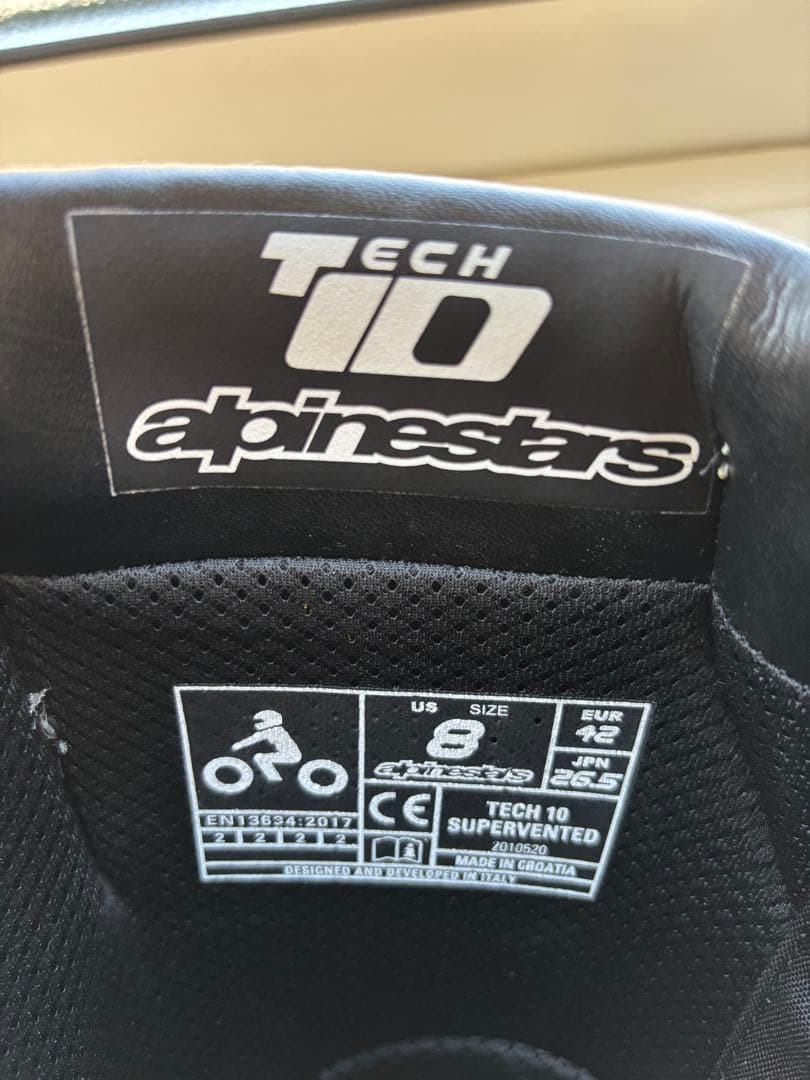 バイクウェア・装備 Alpinestars TECH10 SUPERVENTED 26.5cm