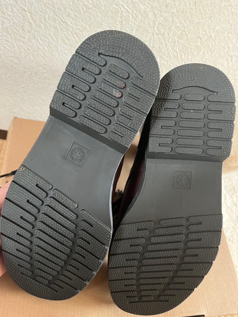 新品未使用タグ付】廃盤ドクターマーチンレインブーツチェリーレッド