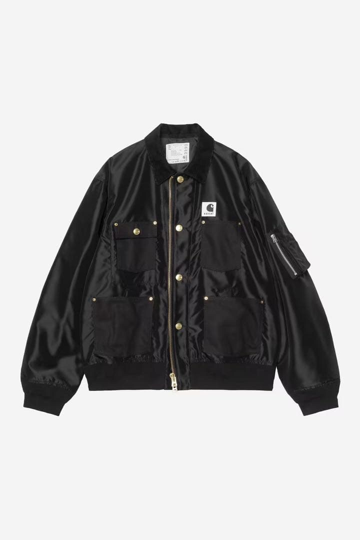 sacai x Carhartt WIP Nylon Twill 黒 サイズ 3 - メルカリ