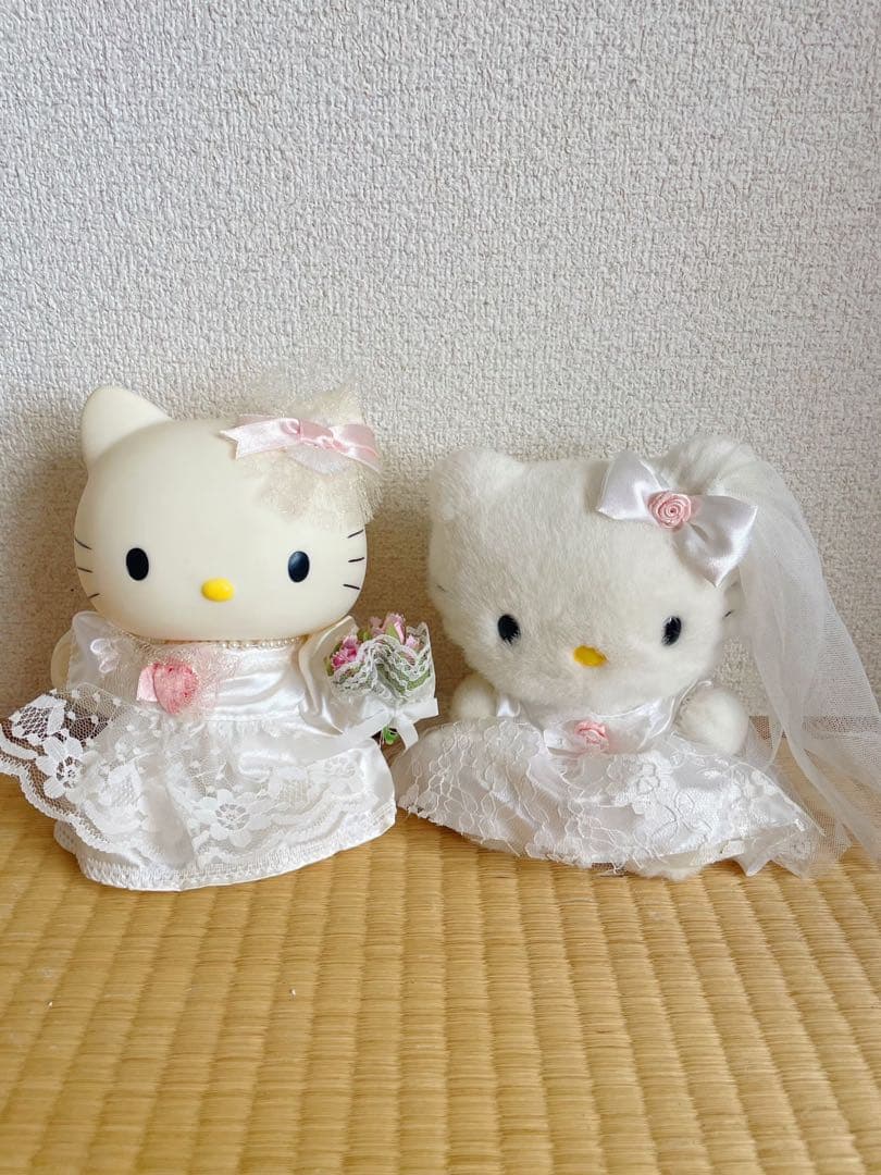 みらい様 10/31 新品・未使用✨キティちゃん ウエディングぬいぐるみ ハロー！キティ」ぬいぐるみ新作4点！ウェディングスタイルでキティ