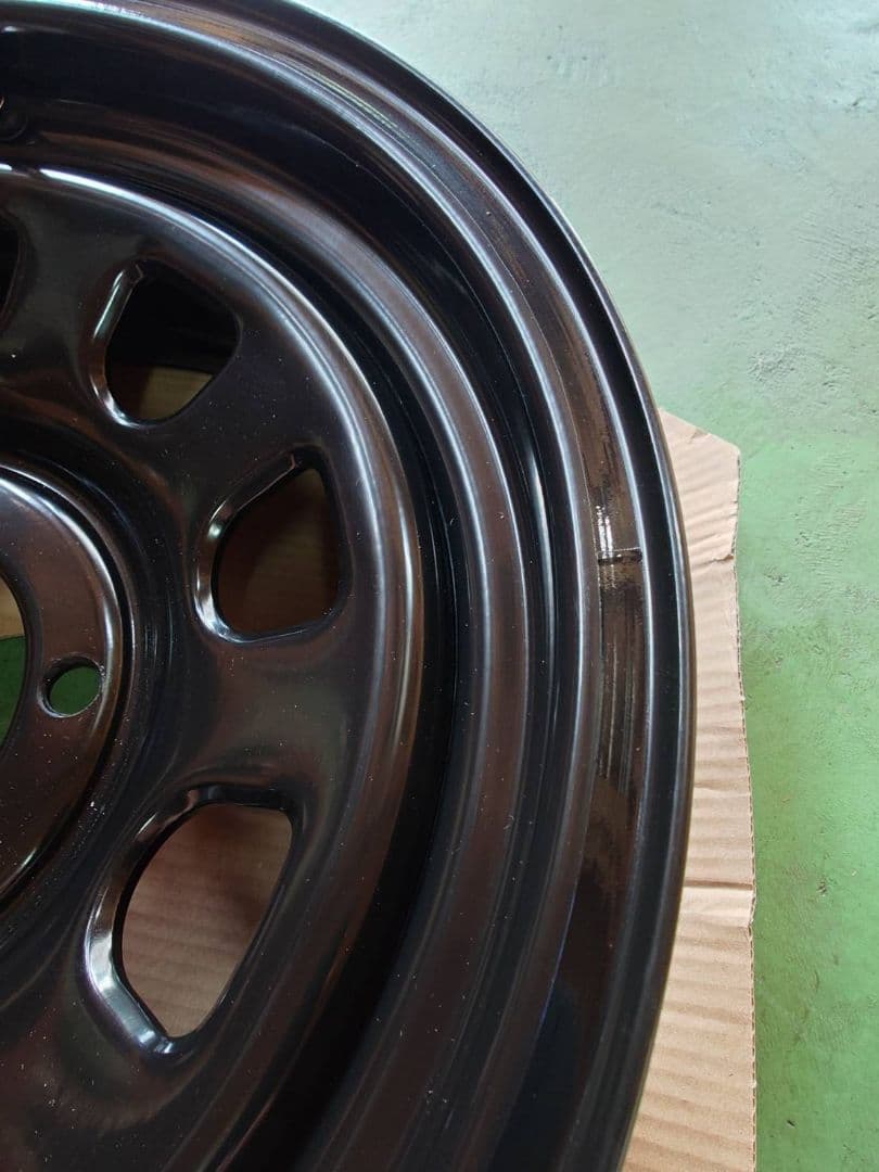 美品 ②ジムニーシエラJB74黒 16 デイトナスチールホイール 2/2