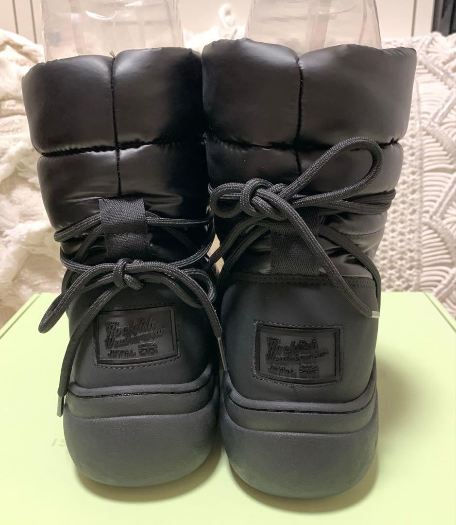 スノーブーツ 黒 ロックフィッシュヴェーザーウェア