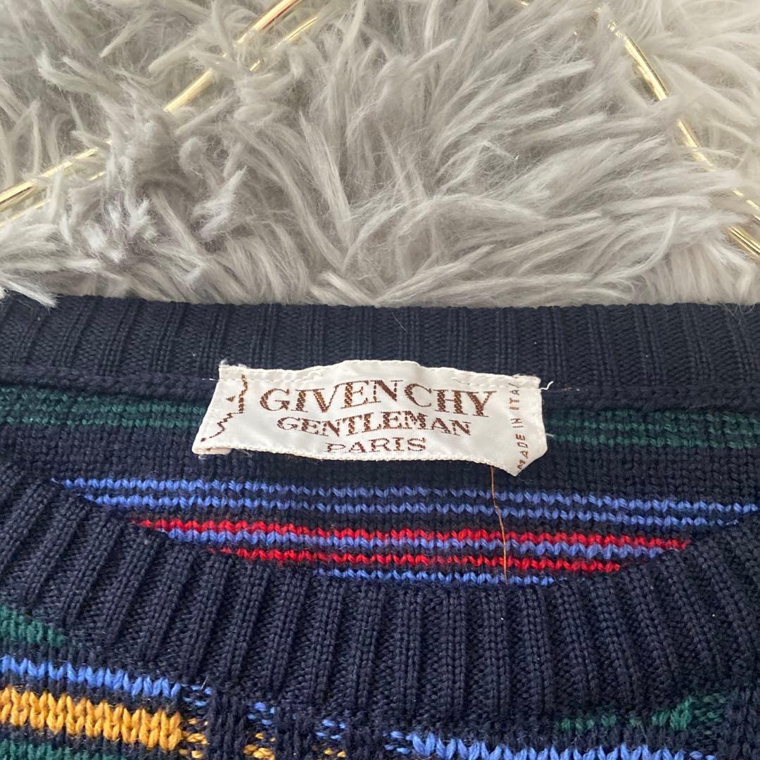 GIVENCHY イタリア製 チェック柄 ニット セーター ジバンシー 総柄