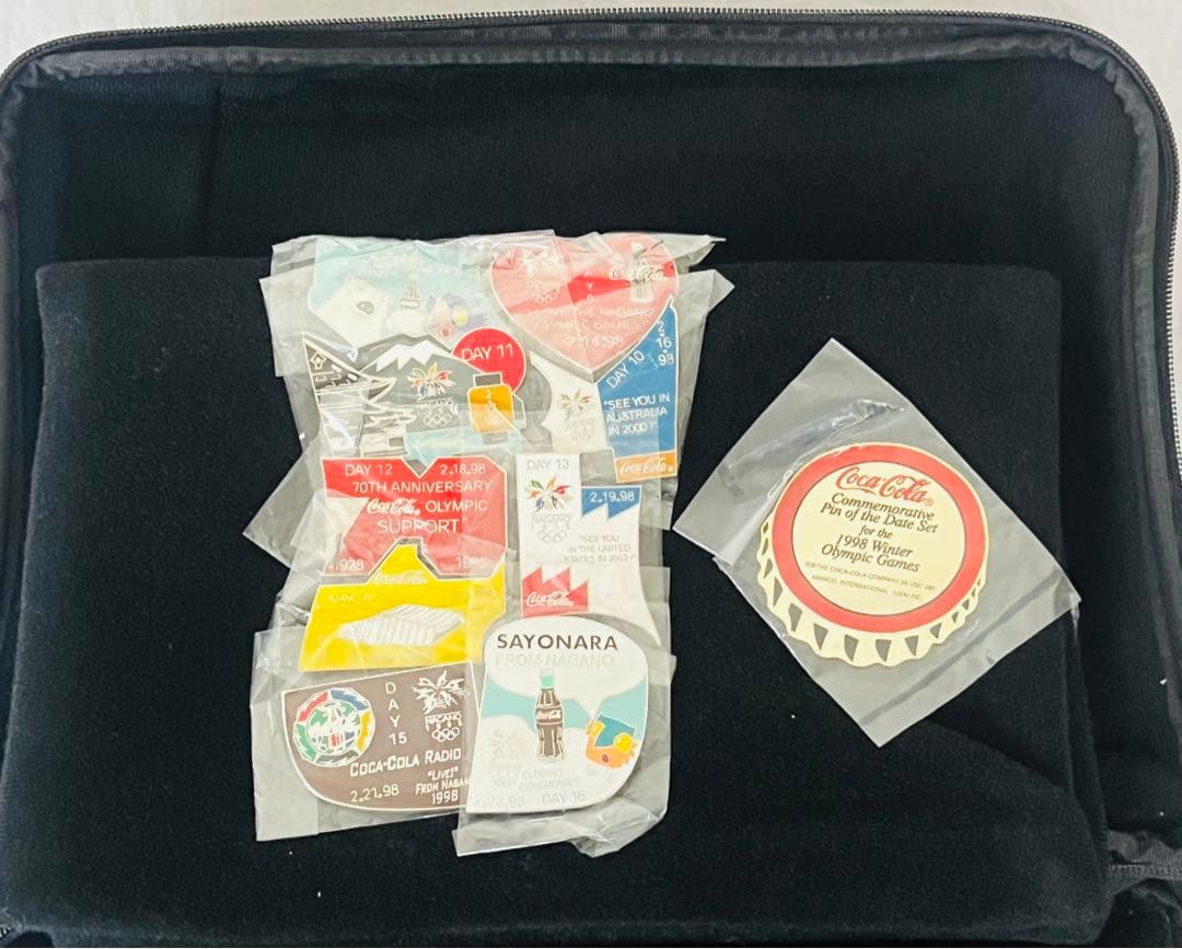 1998 長野オリンピック ピンバッジ コカコーラデイピン 正規品フル