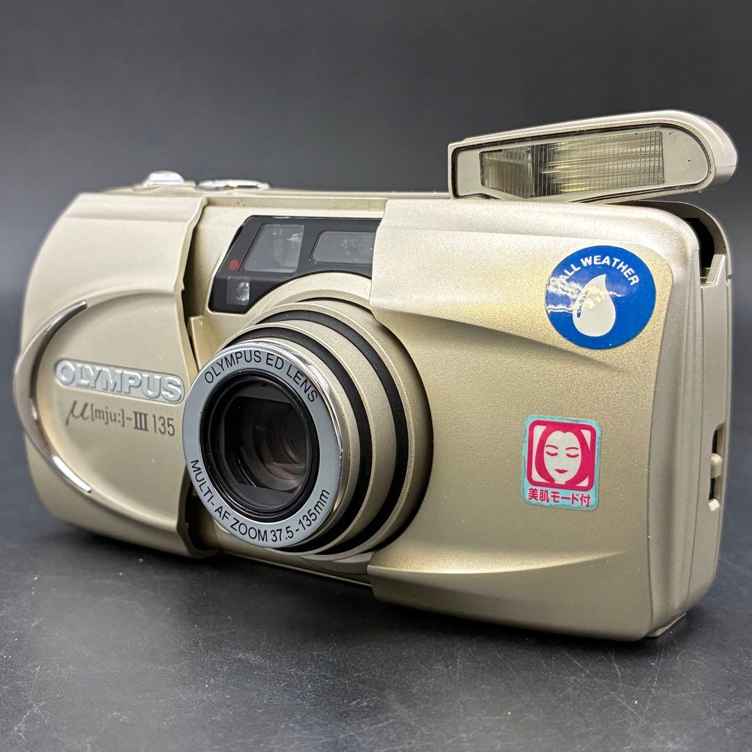 動作確認済み】OLYMPUS μ[mju:]-III 135 フィルムカメラ - メルカリ