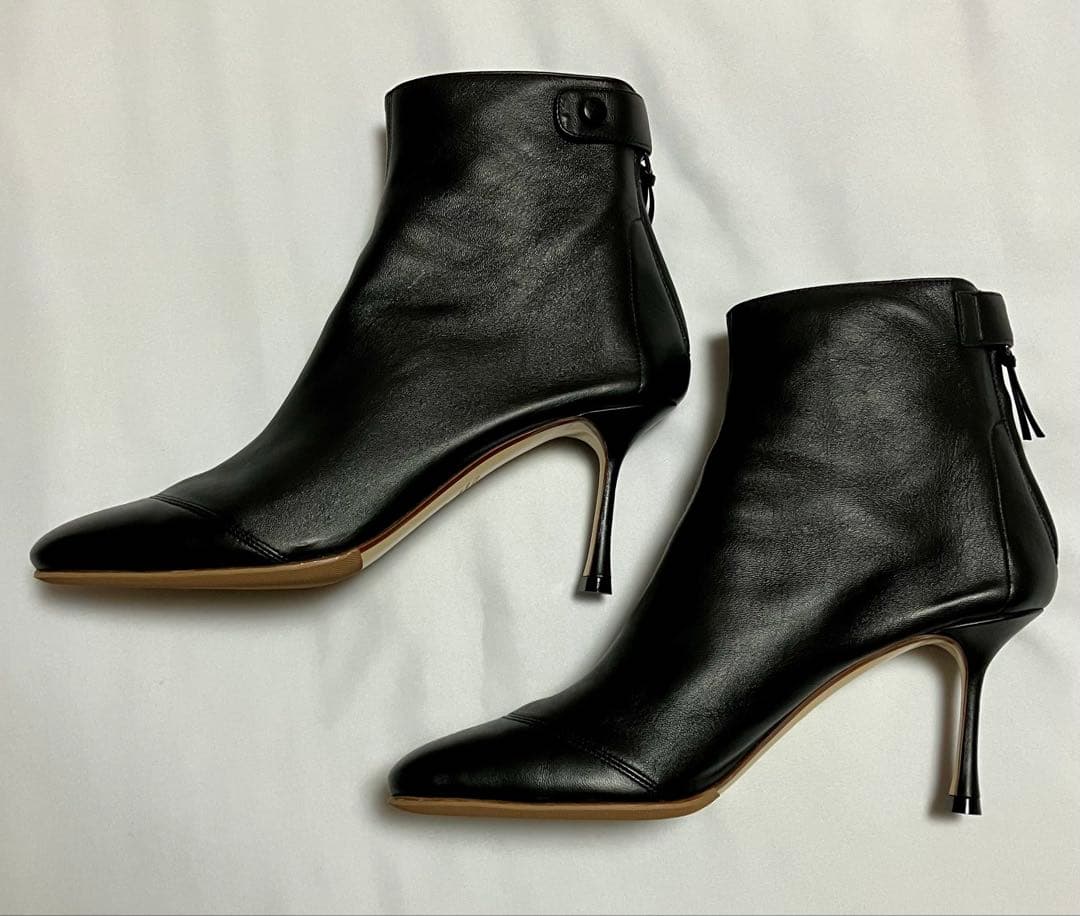 新品未使用　FRANCESCO RUSSOレザーショートブーツ　25.5cm