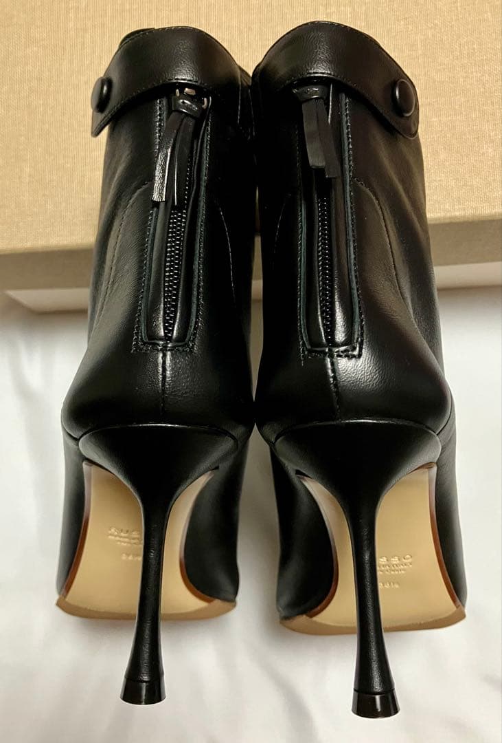 新品未使用　FRANCESCO RUSSOレザーショートブーツ　25.5cm