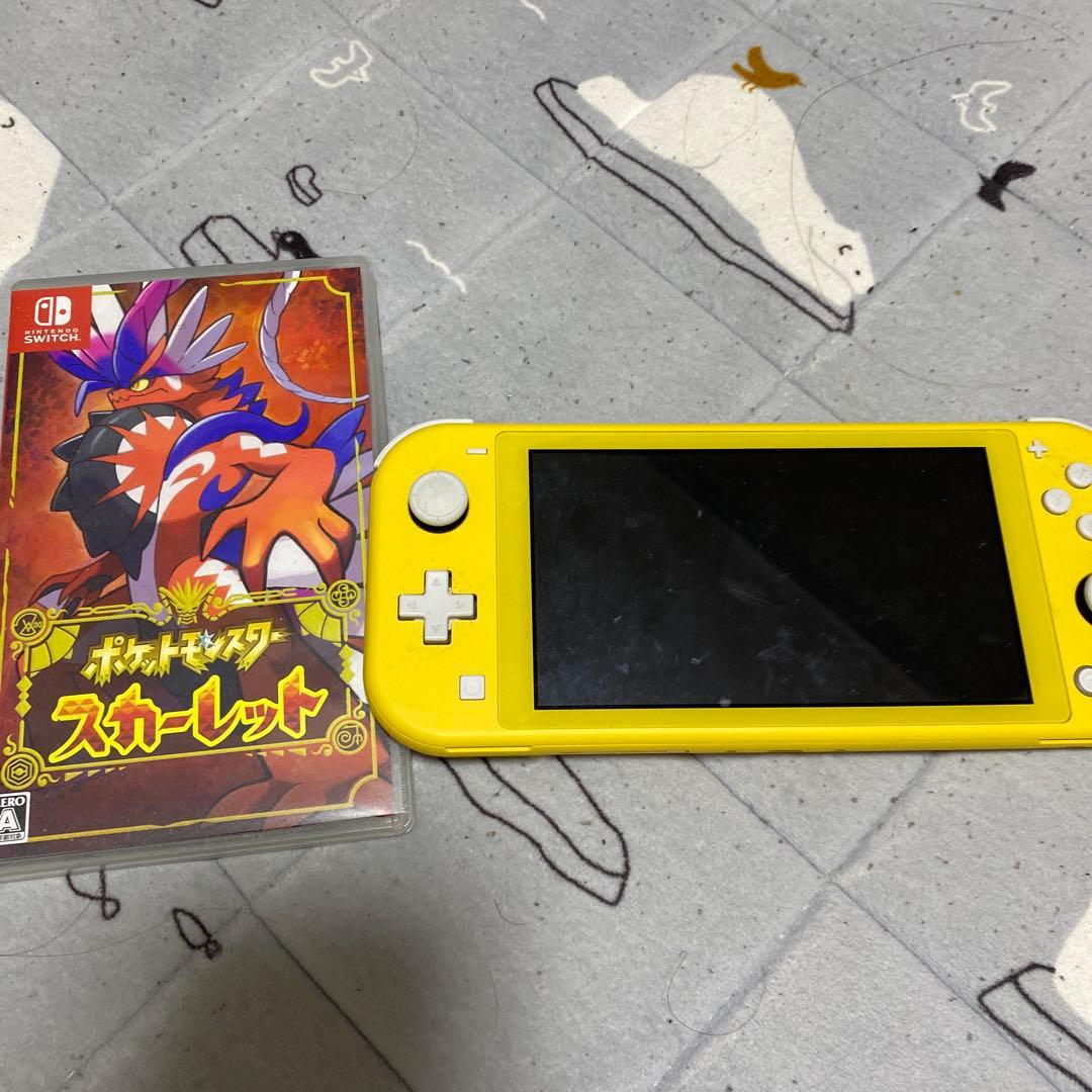 Nintendo Switch Lite イエロー + スカーレット Nintendo Switch Lite イエロー 任天堂 Switch本体 ※量販店舗印付の