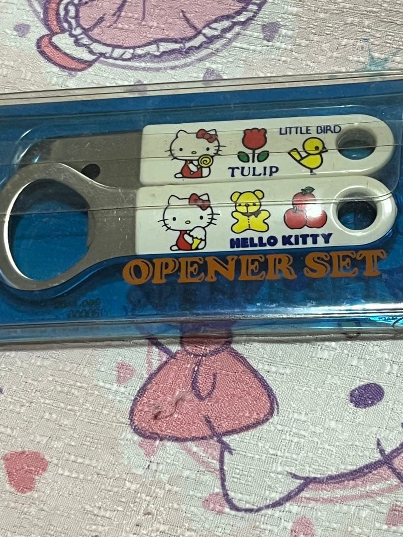 1976年 昭和レトロ サンリオ ハローキティ オープナーセット 希少 レア