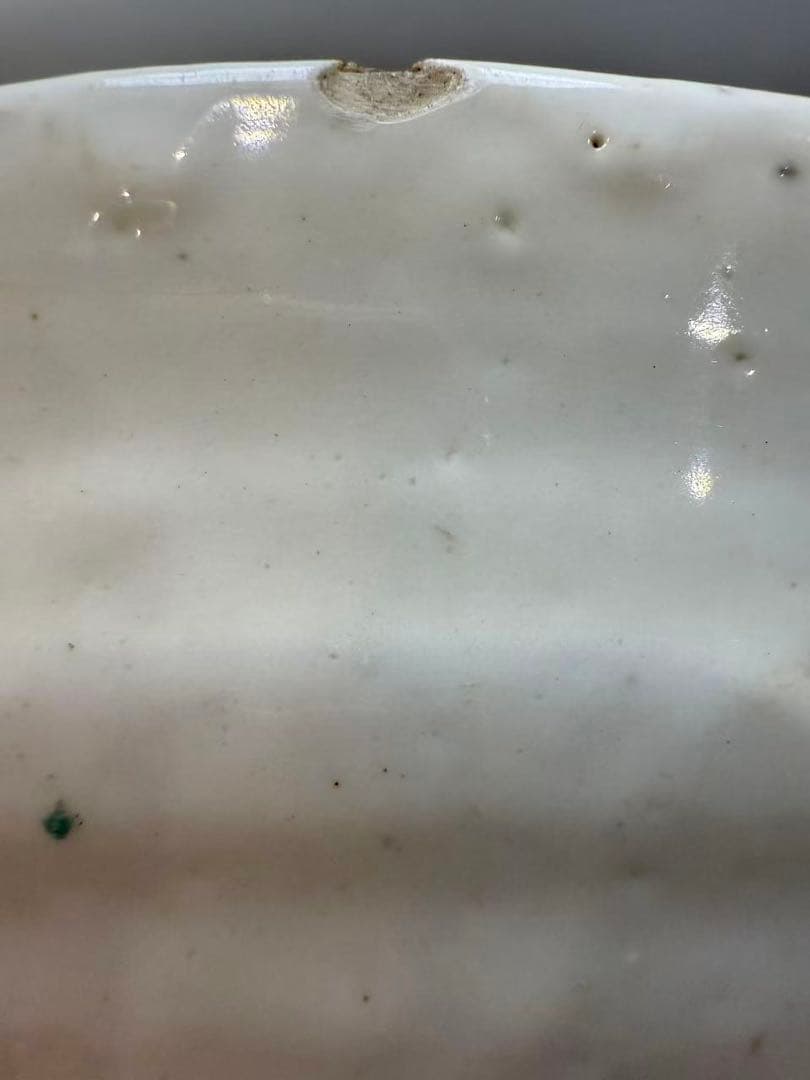 DT518 中国美術 呉須赤絵 鳳花紋皿 35.5cm 明末期 美品