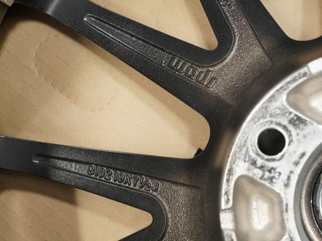 美品 weds スポルトツー 19インチ 7.5J +38 114.3-5H