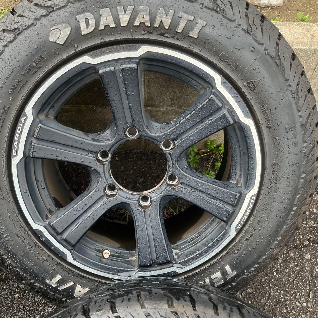 ハイエース 16インチアルミホイールレイズガルシア 4本 送料込み変更