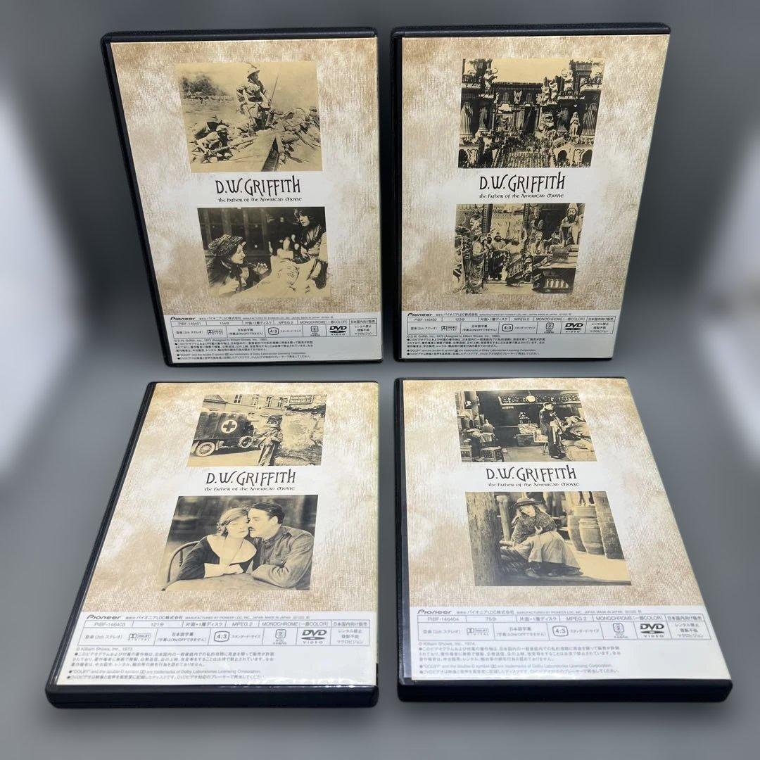 D.W.Griffith D・W・グリフィス傑作選 DVD7枚組