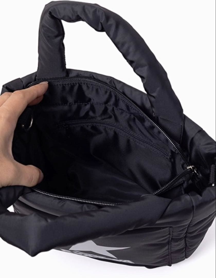 品切れ！入手困難！E.YAZAWAダウン風トートバッグ (ロゴ) HIBIYA