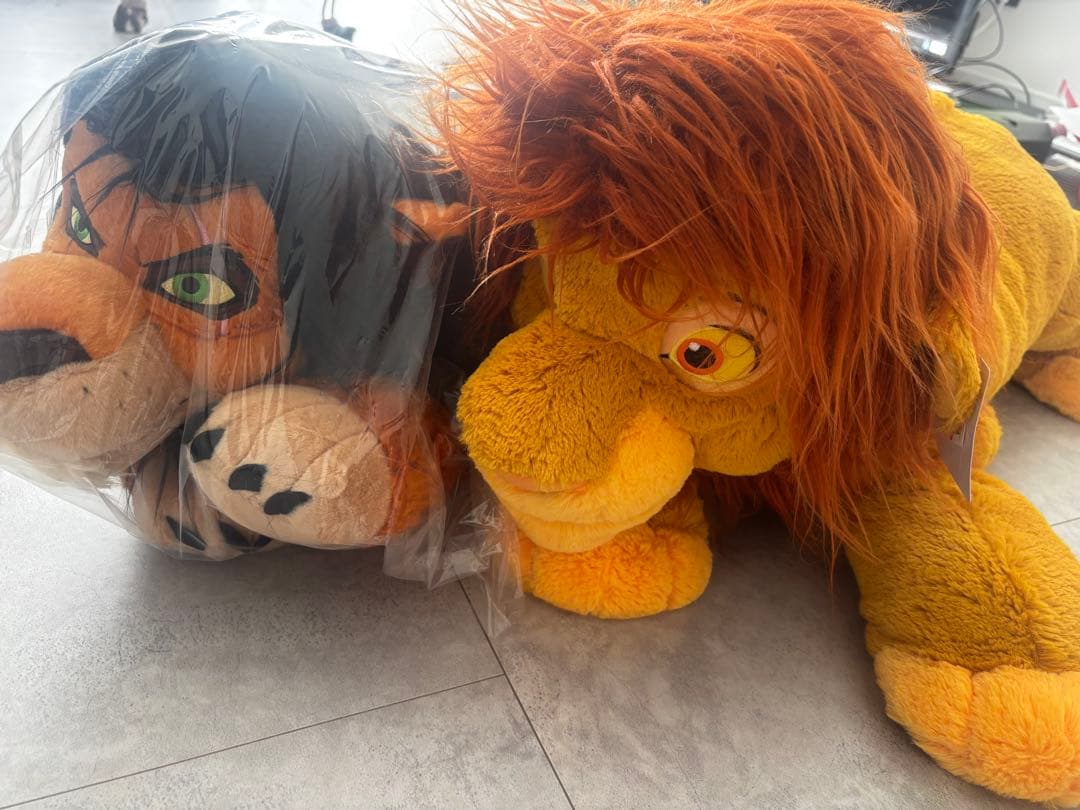 シンバ スカー ぬいぐるみセット 存在感抜群なシンバとスカーのぬいぐるみ！セガプライズ ディズニー