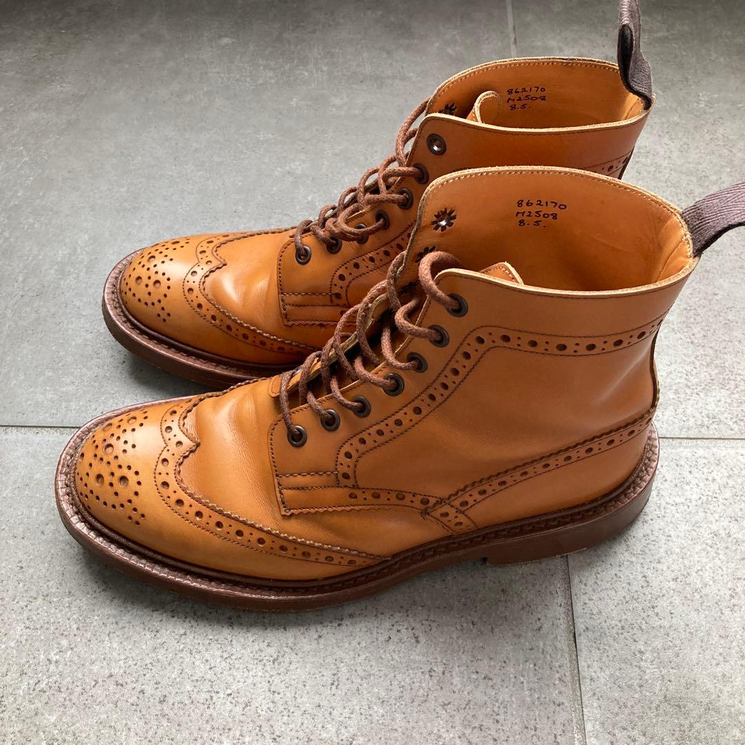 【期間限定値下げ】Tricker's ブローグブーツ 26.5cm