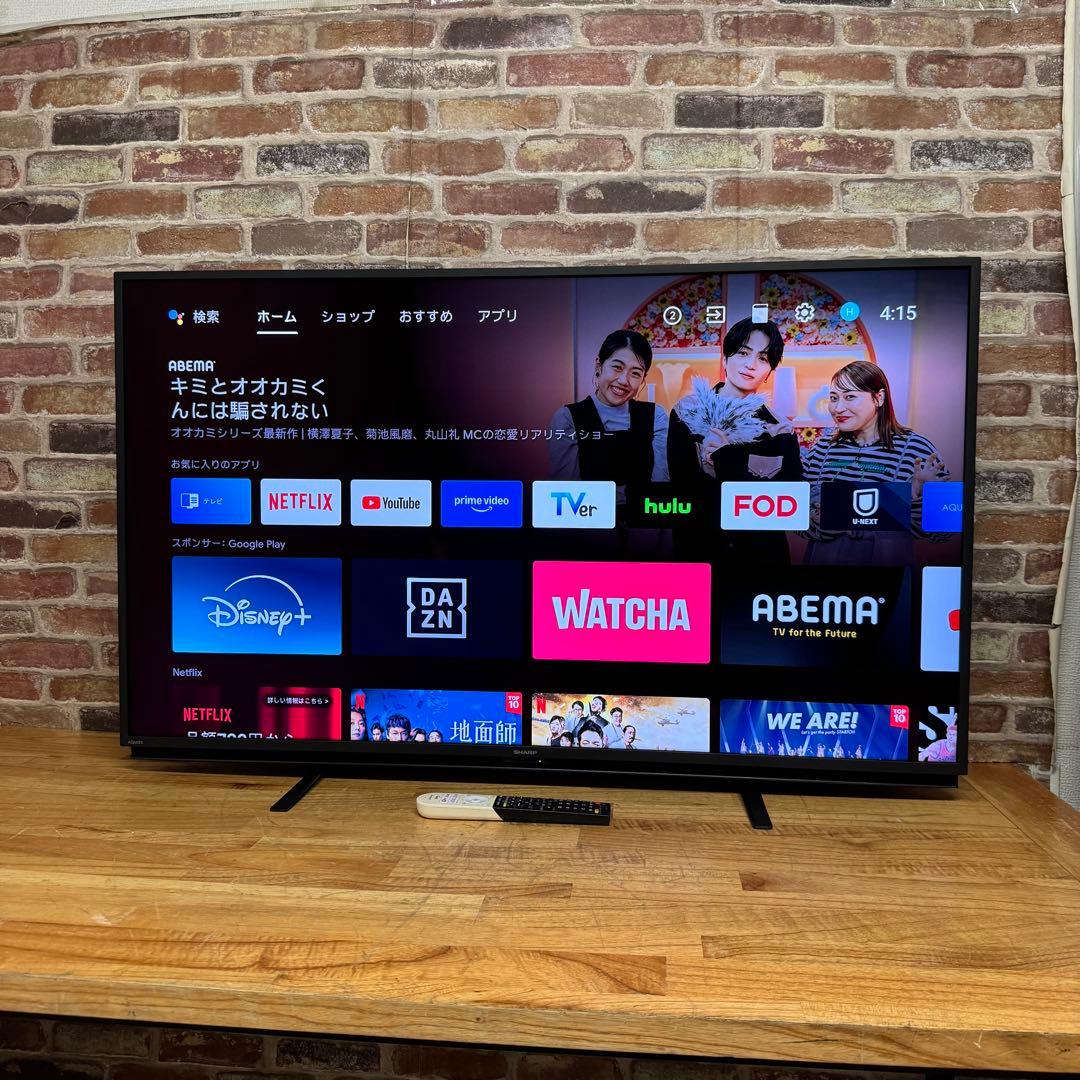 シャープ 55V型 4K 液晶テレビ Android TV 4T-C55BL1 Amazon.co.jp: シャープ 4K チューナー内蔵 液晶 テレビ Android TV