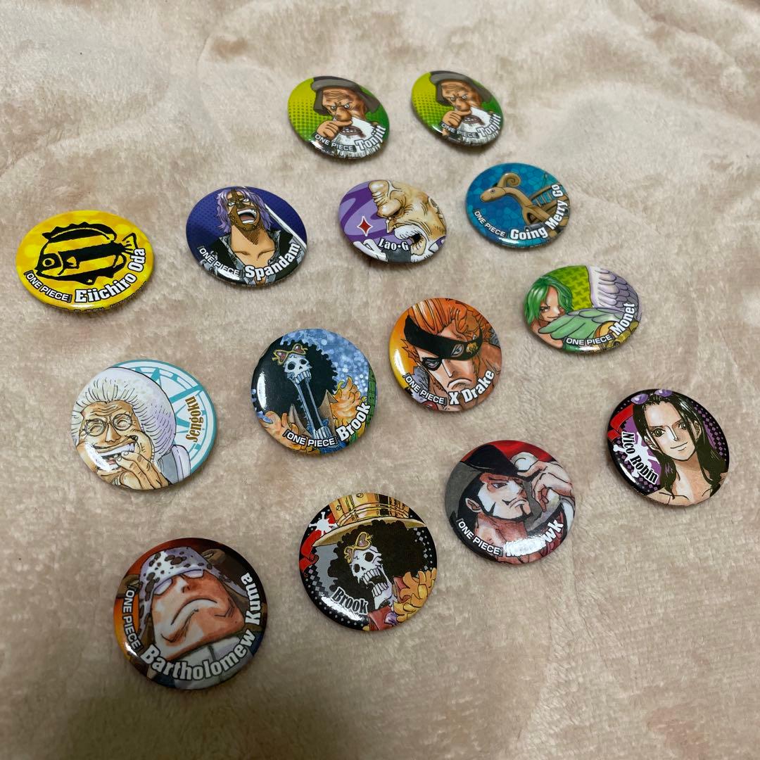 ワンピース 缶バッジ 14個セット まとめ売り - メルカリ