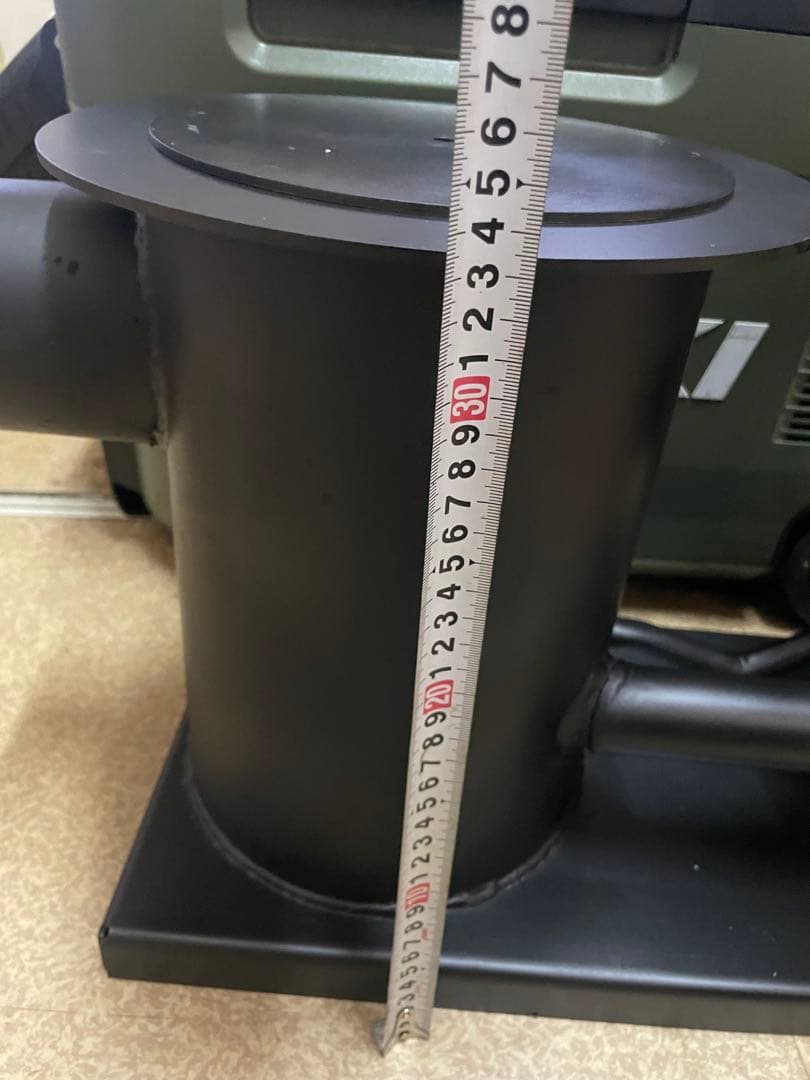 廃油ストーブ 耐熱塗装 高品質 送風機付き - メルカリ