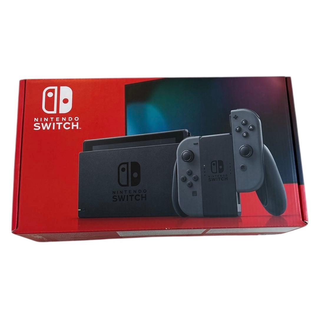 ⭐︎新品⭐︎Nintendo Switch 本体 ブラック Joy-Con付き Nintendo Switch Console with Gray Joy-Con -(Japan Version