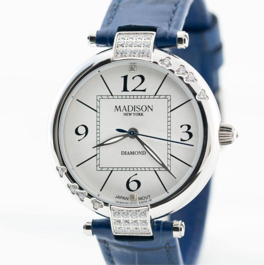 マディソン ニューヨーク フォーシス シルバー MA012009-2 レディース マディソンニューヨークの腕時計シリーズ「フォーシス(Forsyth)の公式