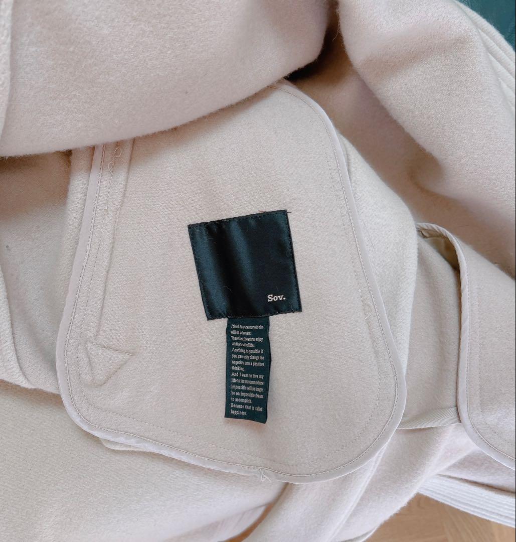 ダブルスタンダードクロージング Sov ポンチョコート フォックスファー