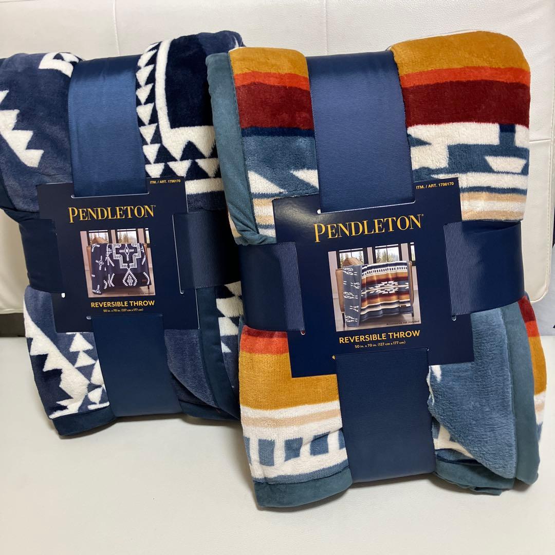 PENDLETON ペンドルトンリバーシブルブランケット2枚コストコ